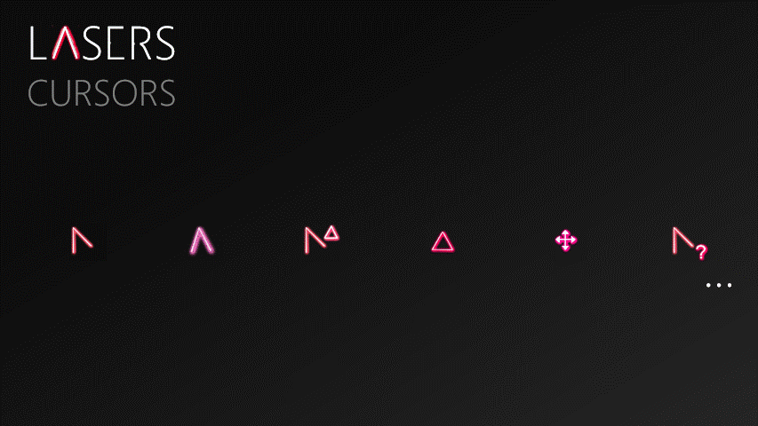 红色激光光标 Laser【鼠标指针】